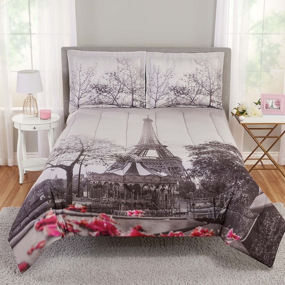 Alcove Bedding Alcove Paris Photo Real 2pc Comforter Set Twin Poshmark